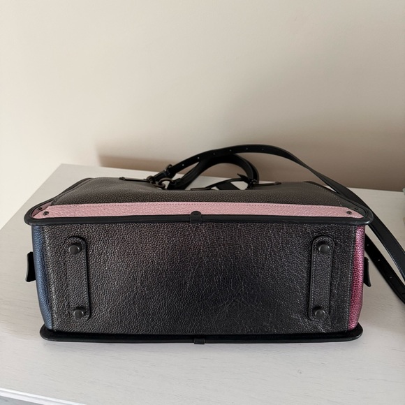 Coach Dreamer 36 in Metallic Colorblock Pebbled Leather - Picture 14 of 16